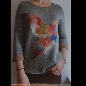 Anthropologie starla halfmann fly away sweater